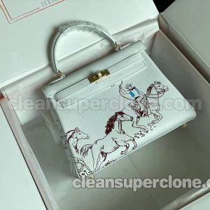 Hermes bag Super Clone picture and price White Handbag cowhide women