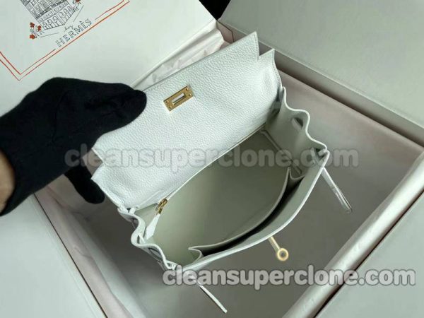 Hermes bag Super Clone picture and price White Handbag cowhide women 4