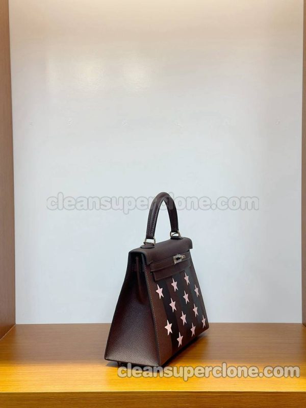 Epsom bag 1:1 Copy description and price brownness Hermes cowhide women 3