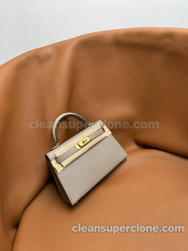 Handbag bag replica details and pricing grey Hermes Epsom women