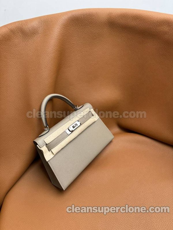 Handbag bag replica details and pricing grey Hermes Epsom women 2