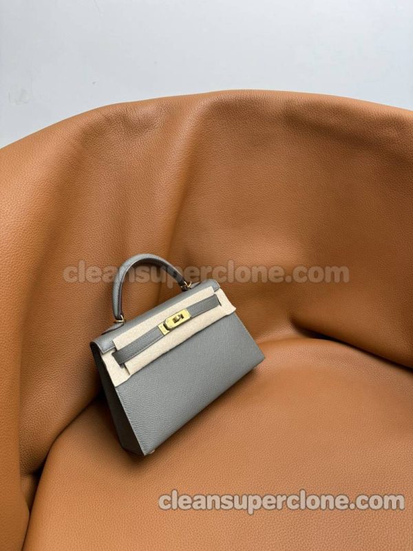 Handbag bag replica details and pricing grey Hermes Epsom women 7