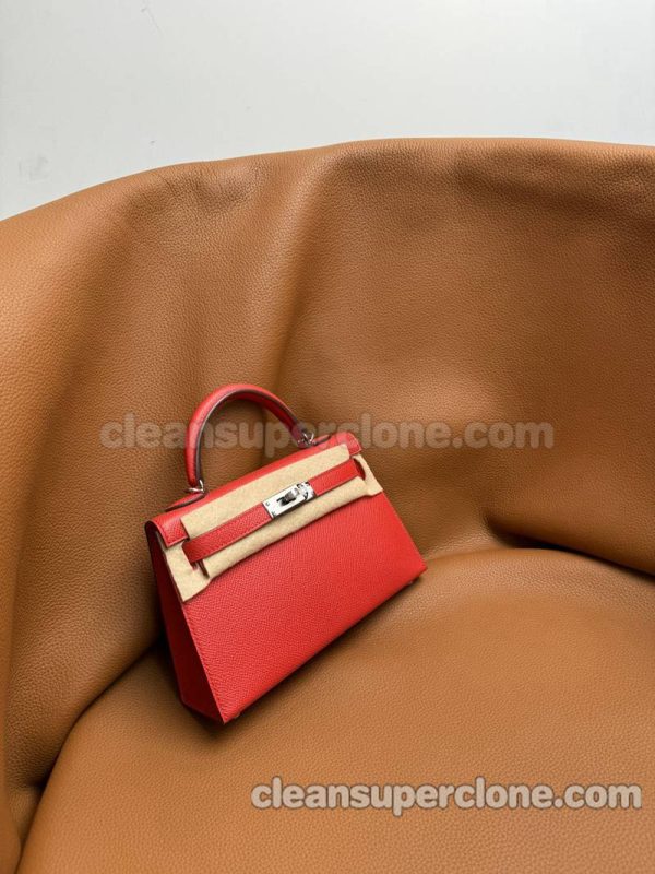 Handbag bag replica details and pricing pink and red Hermes Epsom women