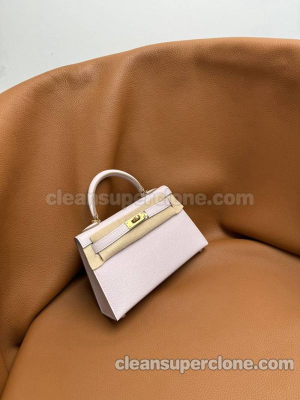 Handbag bag replica details and pricing pink and red Hermes Epsom women 8