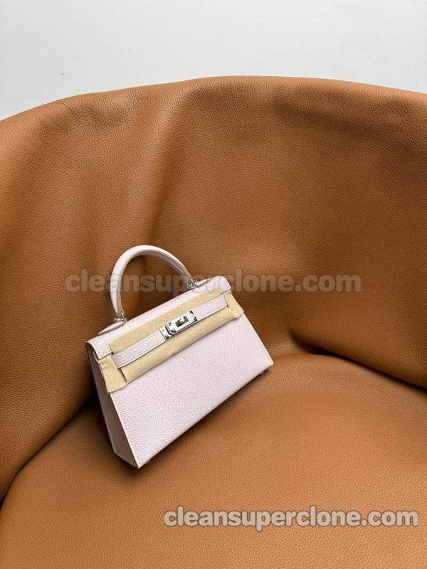 Handbag bag replica details and pricing pink and red Hermes Epsom women 9