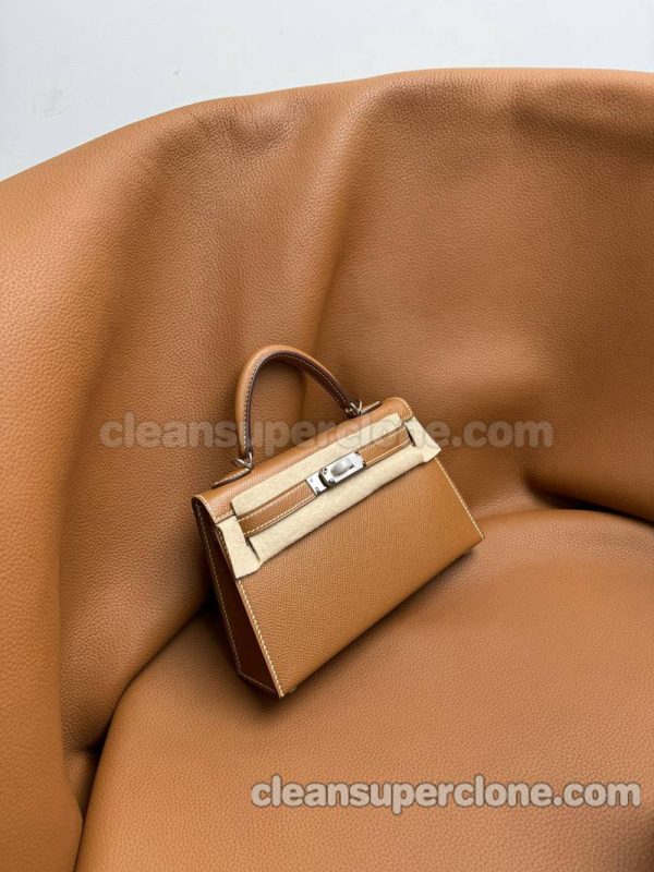 Epsom bag 1:1 Copy description and price black and brown Hermes Handbag women 2