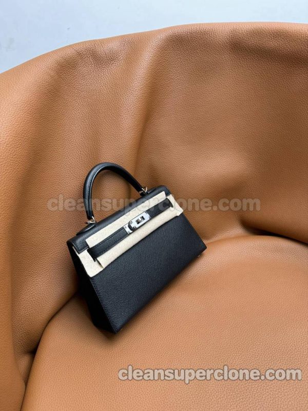 Epsom bag 1:1 Copy description and price black and brown Hermes Handbag women 5