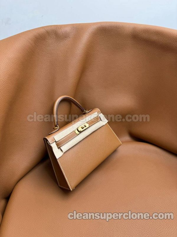 Epsom bag 1:1 Copy description and price black and brown Hermes Handbag women 6