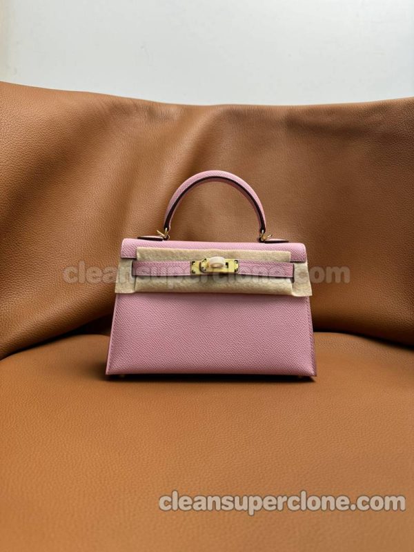 Handbag bag replica details and pricing mallow purple Hermes Epsom women