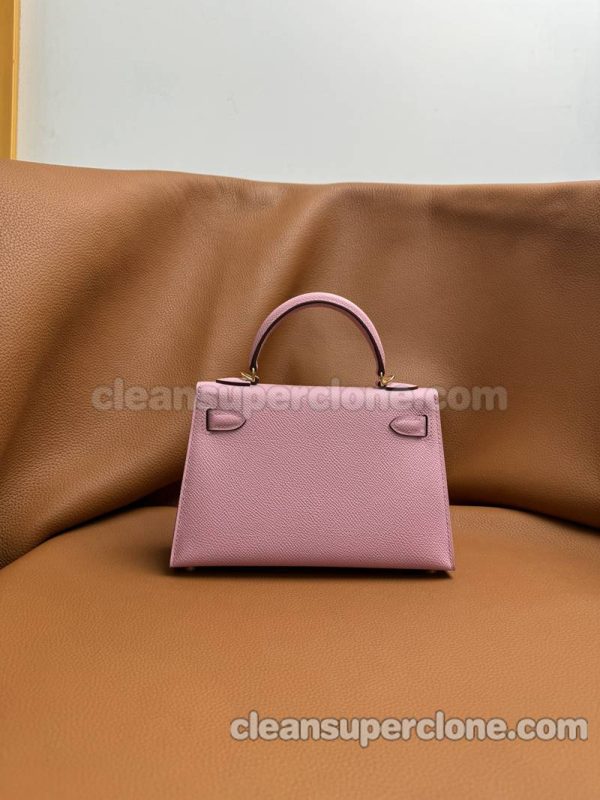 Handbag bag replica details and pricing mallow purple Hermes Epsom women 2