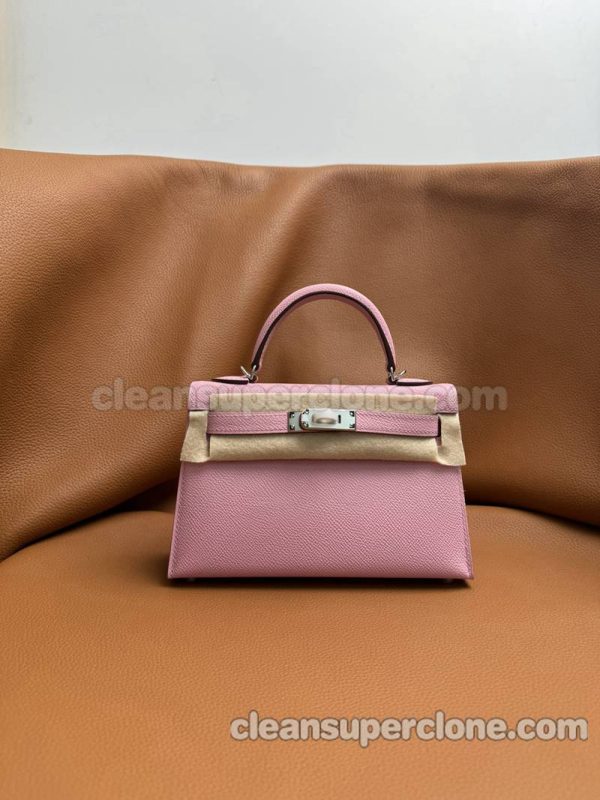 Epsom bag 1:1 Copy description and price mallow purple Hermes Handbag women