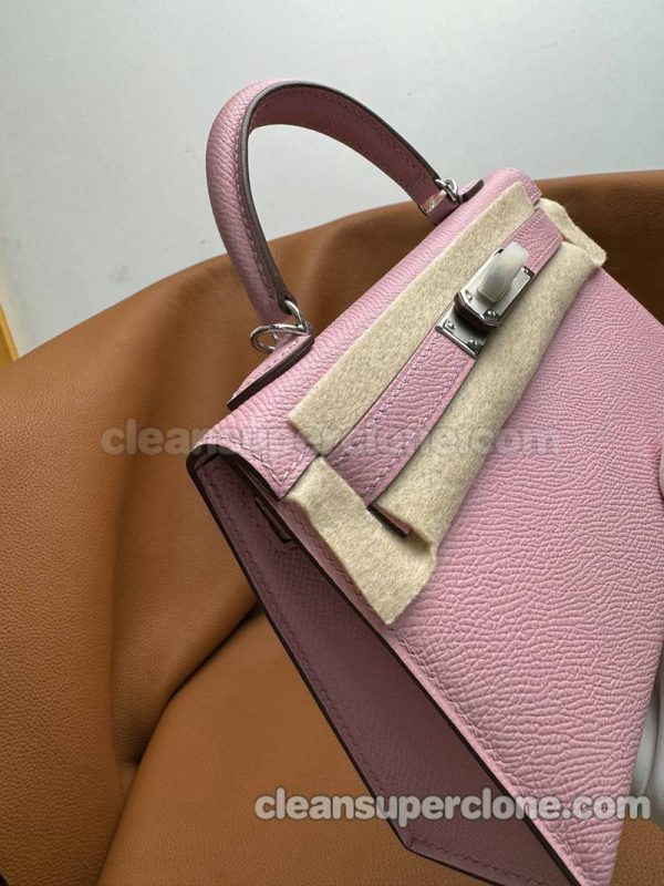 Epsom bag 1:1 Copy description and price mallow purple Hermes Handbag women 5