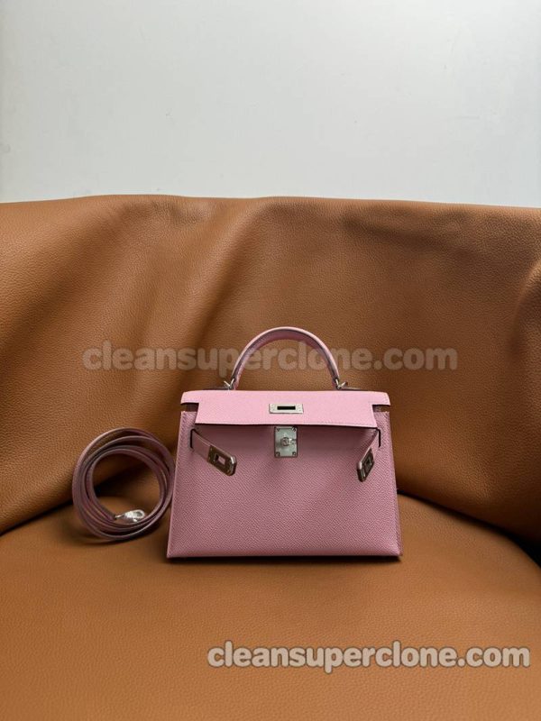 Epsom bag 1:1 Copy description and price mallow purple Hermes Handbag women 6