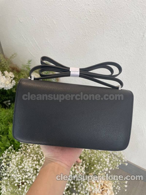 Crossbody bag replica details and pricing black Hermes Shoulder cowhide women 5