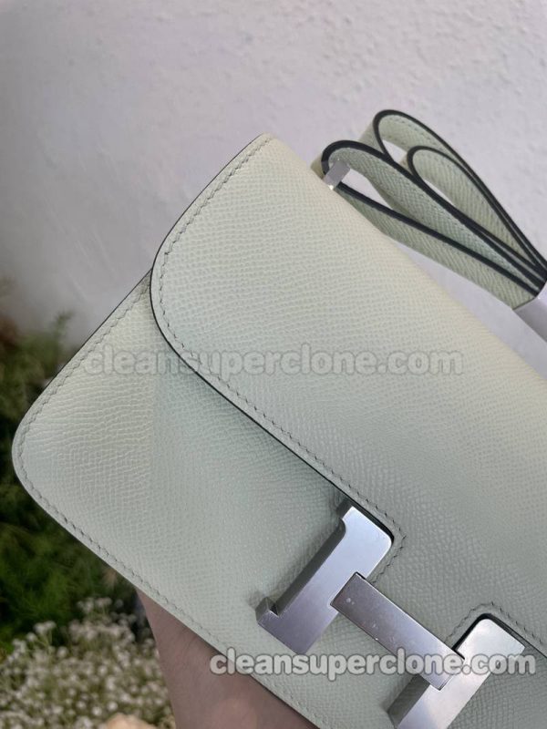 Crossbody bag replica details and pricing Light green Hermes Shoulder cowhide women 2