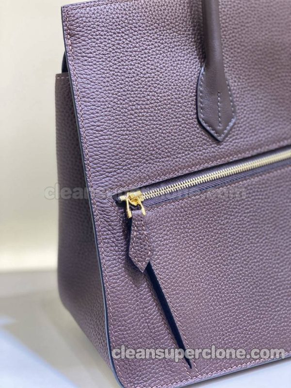 Hermes bag Super Clone picture and price purple Handbag cowhide women 2