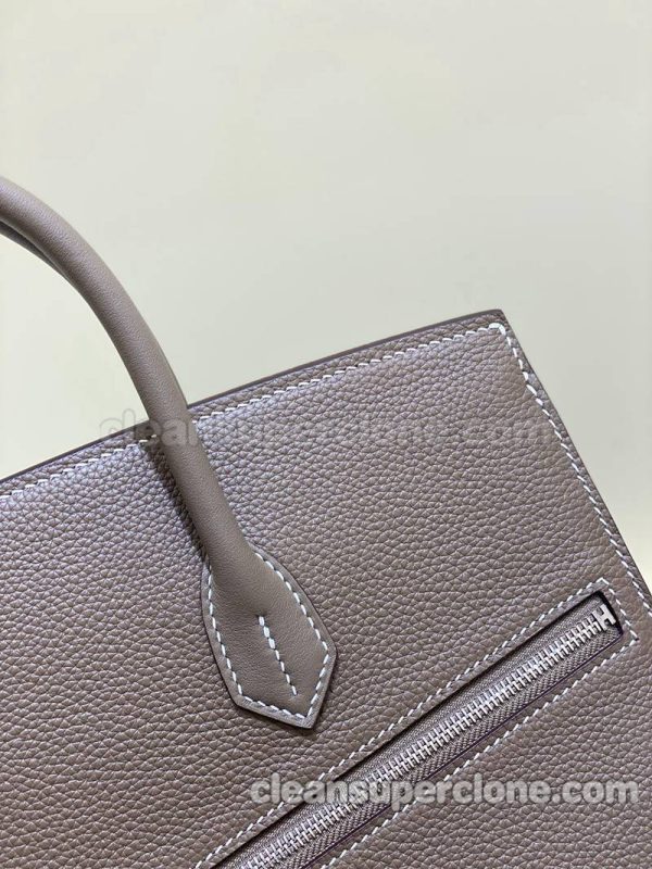 Handbag bag replica details and pricing gray Hermes cowhide women 7