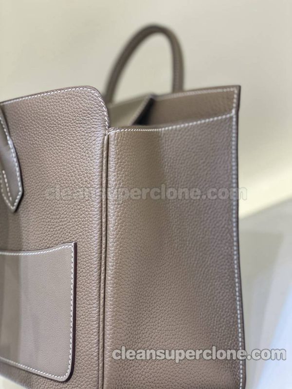 Handbag bag replica details and pricing gray Hermes cowhide women 8