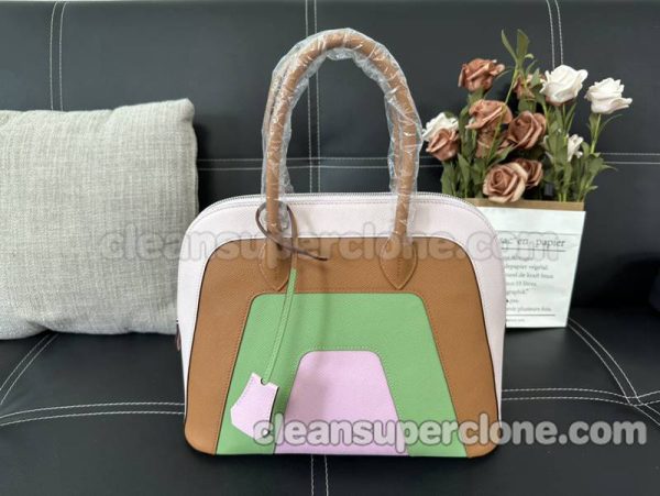 Handbag bag replica details and pricing Rainbow Hermes cowhide women 2