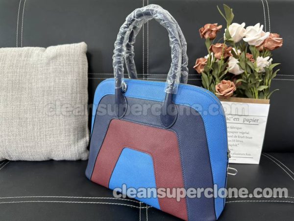 Handbag bag replica details and pricing Rainbow Hermes cowhide women 5