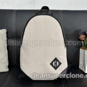 Canvas bag 1:1 Copy description and price black and white Hermes backpack men