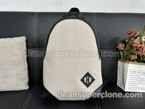 Canvas bag 1:1 Copy description and price black and white Hermes backpack men