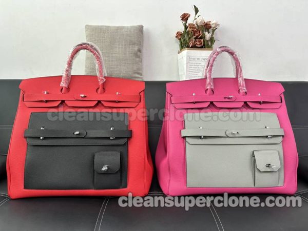 Hermes bag Super Clone picture and price red and pink Handbag cowhide women