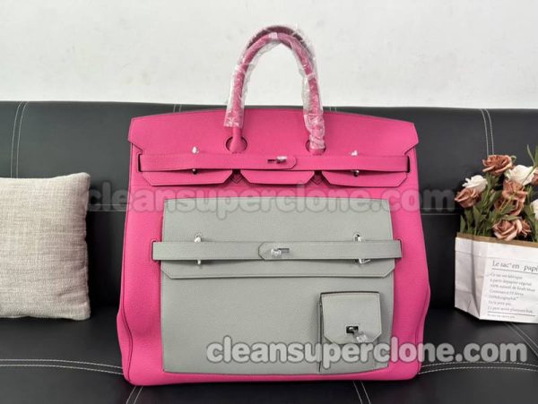 Hermes bag Super Clone picture and price red and pink Handbag cowhide women 4