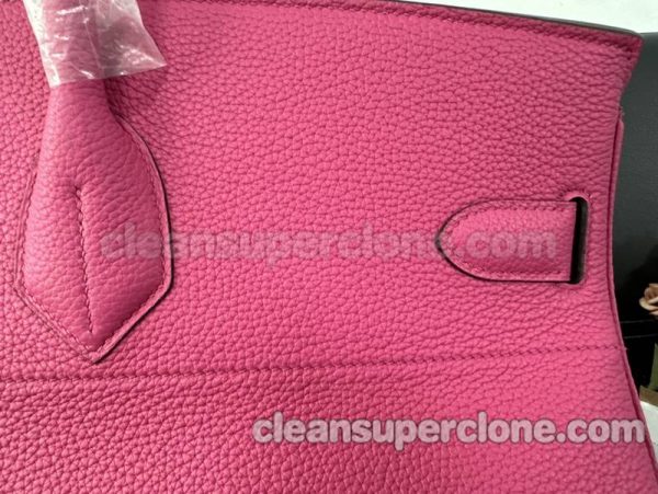 Hermes bag Super Clone picture and price red and pink Handbag cowhide women 7