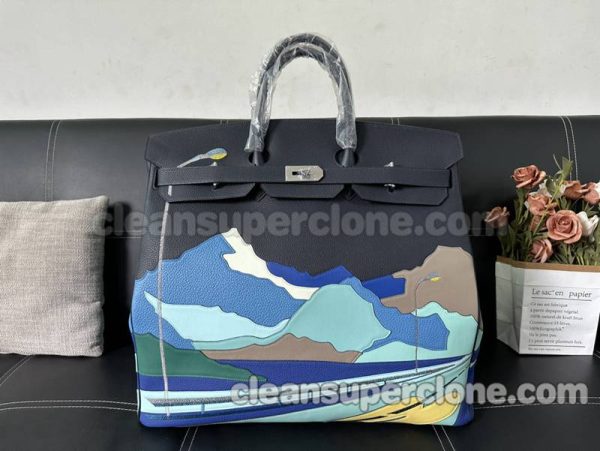 Handbag bag replica details and pricing Painted pattern Hermes cowhide women 2