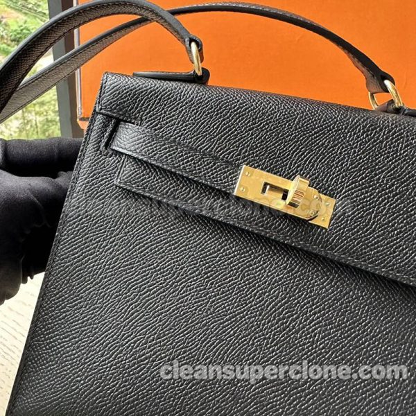 Hermes bag Super Clone picture and price black Shoulder cowhide women 7