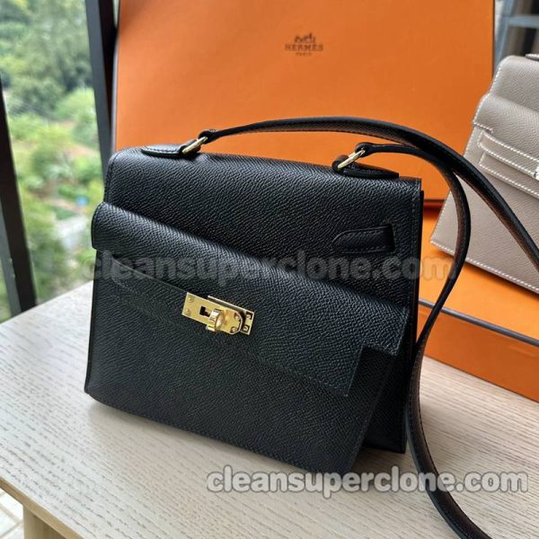 Hermes bag Super Clone picture and price black Shoulder cowhide women 9