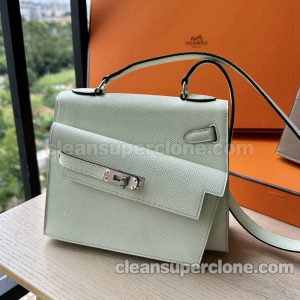 Shoulder bag replica details and pricing Bubble green Hermes cowhide women