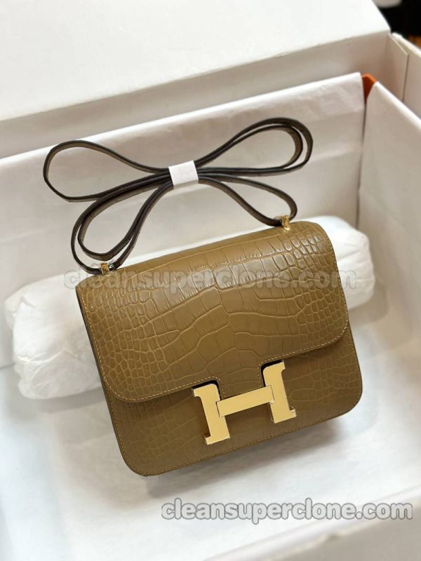 Shoulder bag replica details and pricing brown Hermes Crossbody cowhide women 2