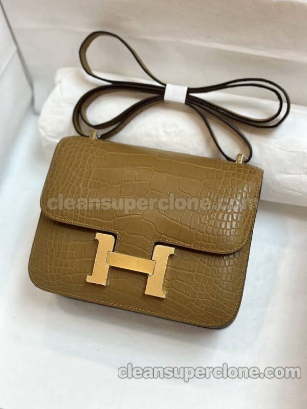 Shoulder bag replica details and pricing brown Hermes Crossbody cowhide women 3