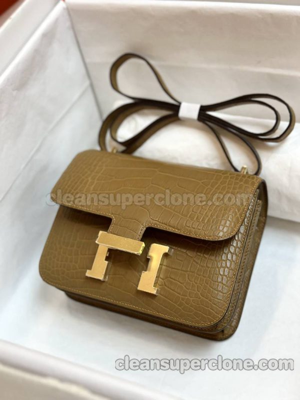 Shoulder bag replica details and pricing brown Hermes Crossbody cowhide women 7