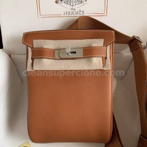 Hermes bag Super Clone picture and price brown Waist cowhide women and men