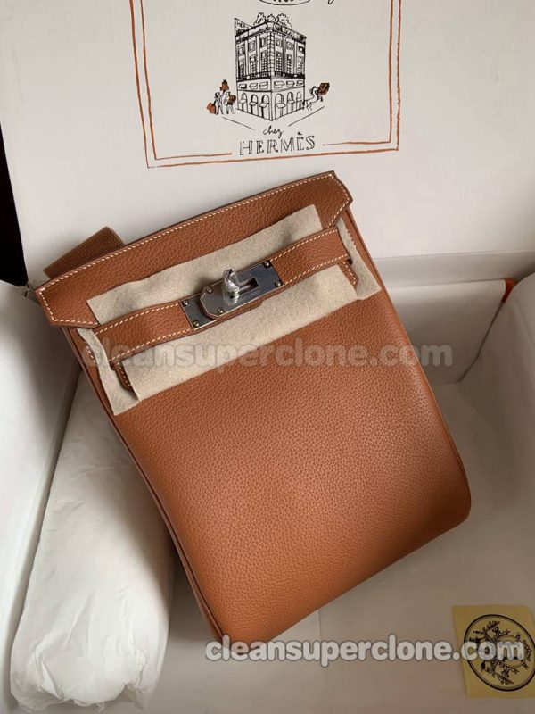 Hermes bag Super Clone picture and price brown Waist cowhide women and men 3