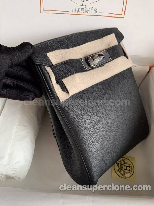 Waist bag replica details and pricing black Hermes cowhide women and men 4