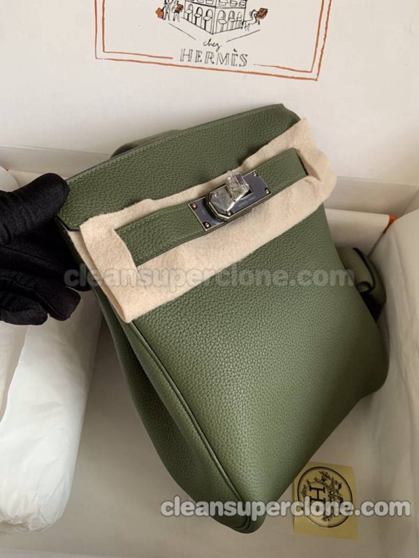 Waist bag replica details and pricing green Hermes cowhide women and men 4