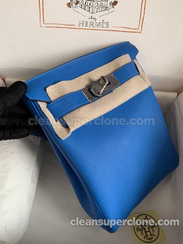 cowhide bag 1:1 Copy description and price blue Hermes Waist women and men 4