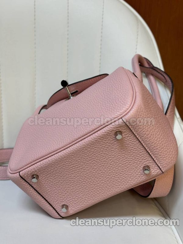 Hermes bag Super Clone picture and price pink Crossbody Shoulder cowhide women 10