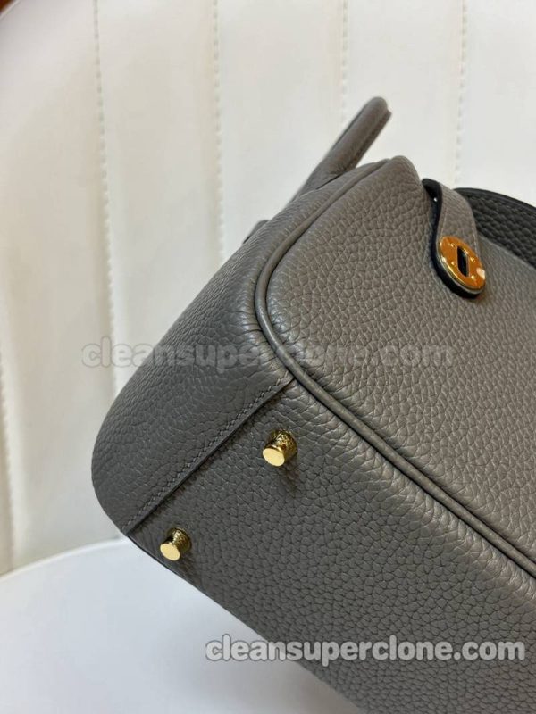 cowhide bag 1:1 Copy description and price Dark grey Hermes Crossbody Shoulder women 10