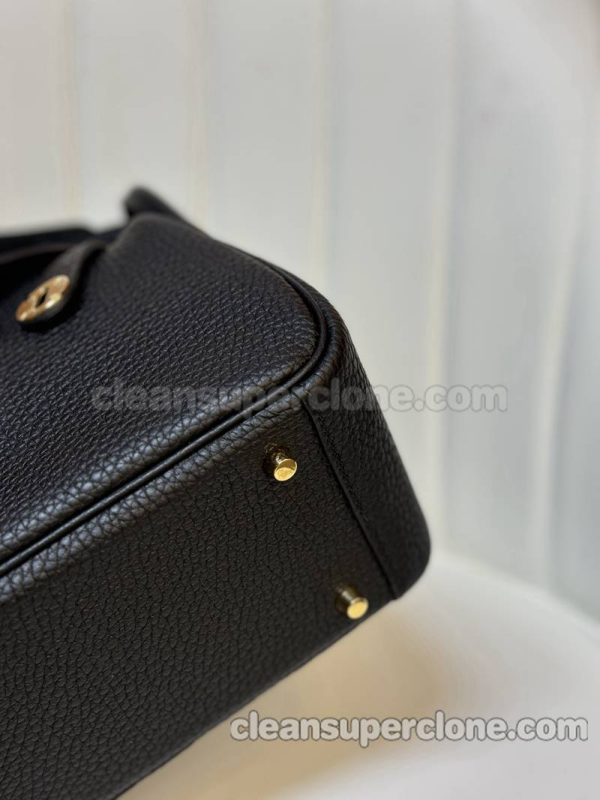 cowhide bag 1:1 Copy description and price black Hermes Crossbody Shoulder women 4