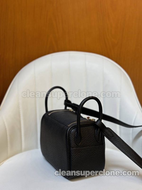 cowhide bag 1:1 Copy description and price black Hermes Crossbody Shoulder women 7