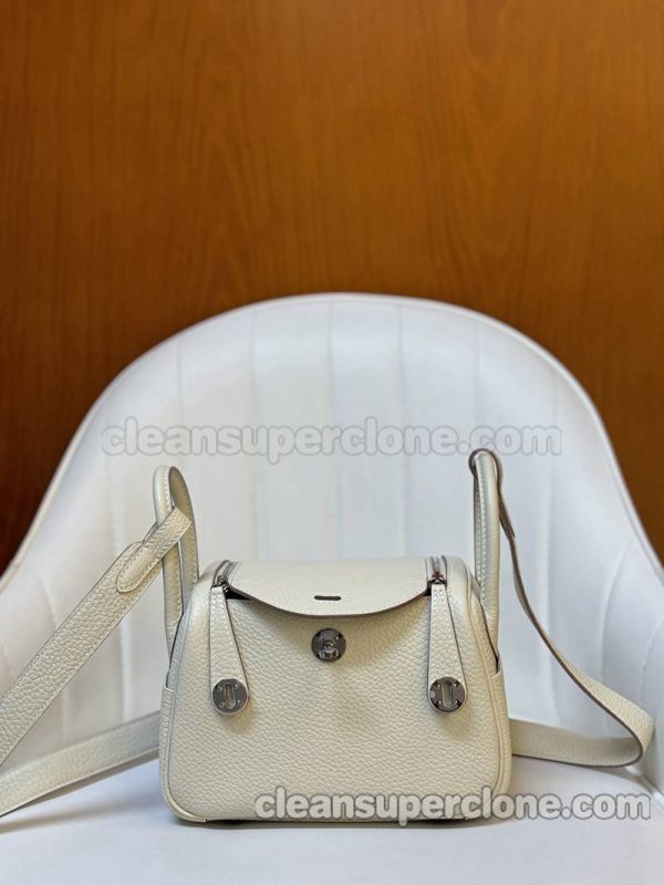 Hermes bag Super Clone picture and price white Crossbody Shoulder cowhide women