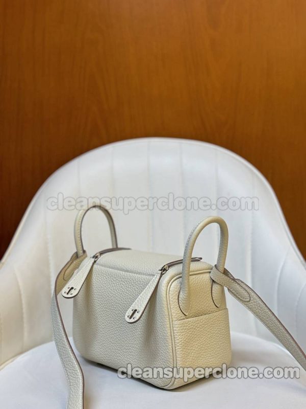 Hermes bag Super Clone picture and price white Crossbody Shoulder cowhide women 6