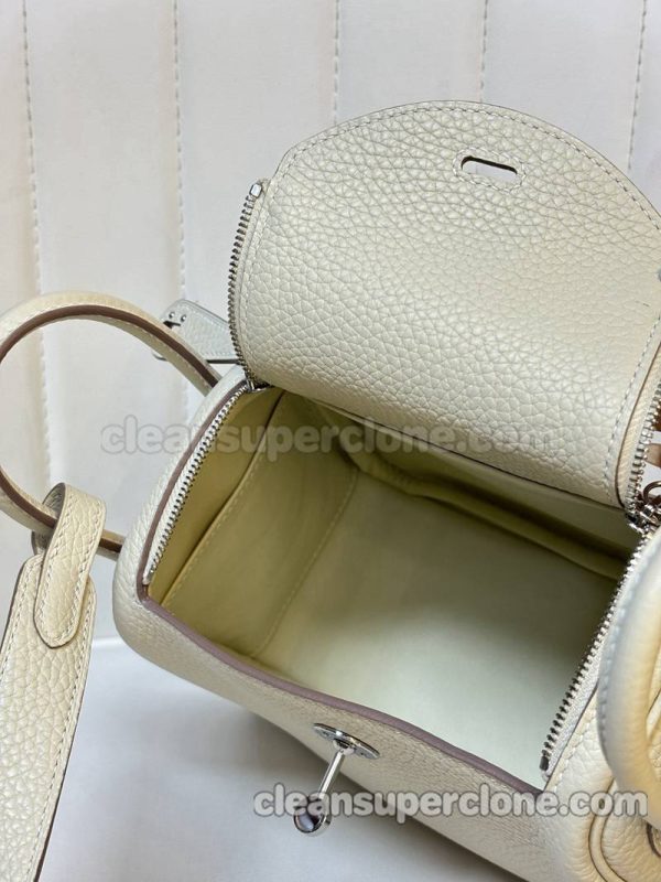 Hermes bag Super Clone picture and price white Crossbody Shoulder cowhide women 7