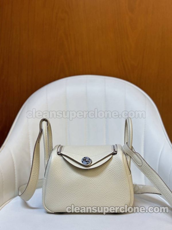 Hermes bag Super Clone picture and price white Crossbody Shoulder cowhide women 8