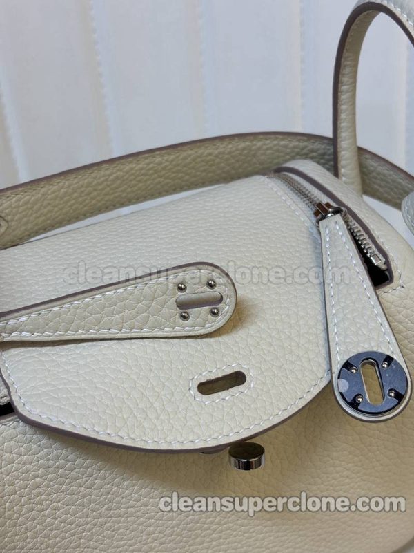 Hermes bag Super Clone picture and price white Crossbody Shoulder cowhide women 10